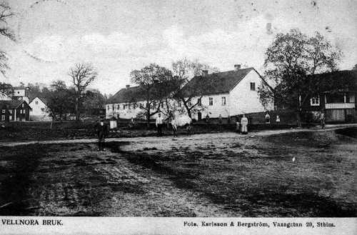 Vykort fr�n Vellnora bruk